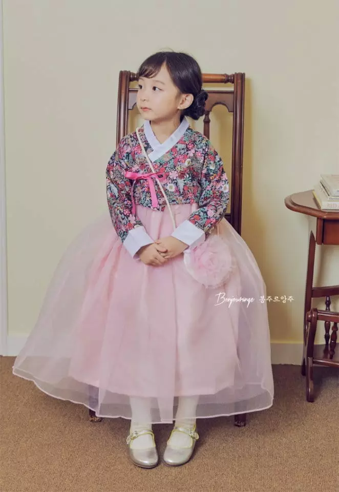 Bonjour Ange - Korean Children Fashion - #childofig - Sweet Hanbok - 4