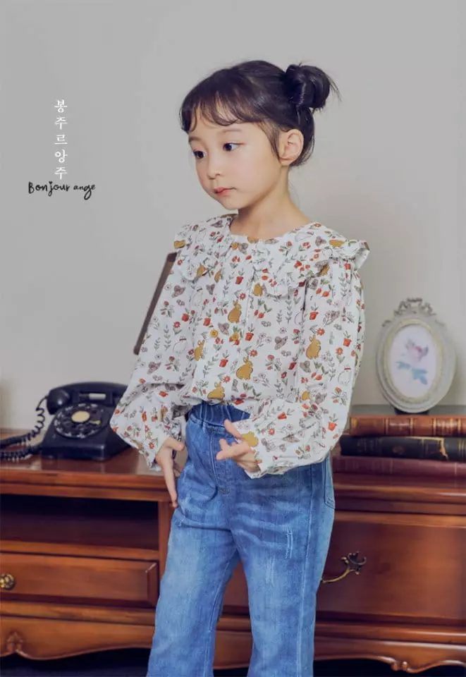 Bonjour Ange - Korean Children Fashion - #childrensboutique - Pochi Blouse - 3