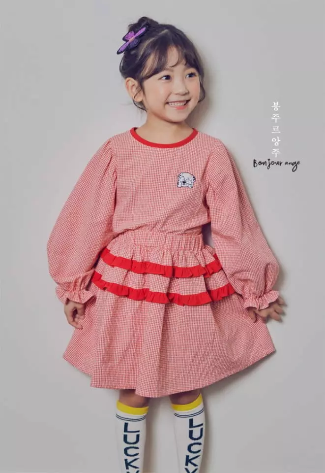 Bonjour Ange - Korean Children Fashion - #childrensboutique - Hey Puppy Skirt