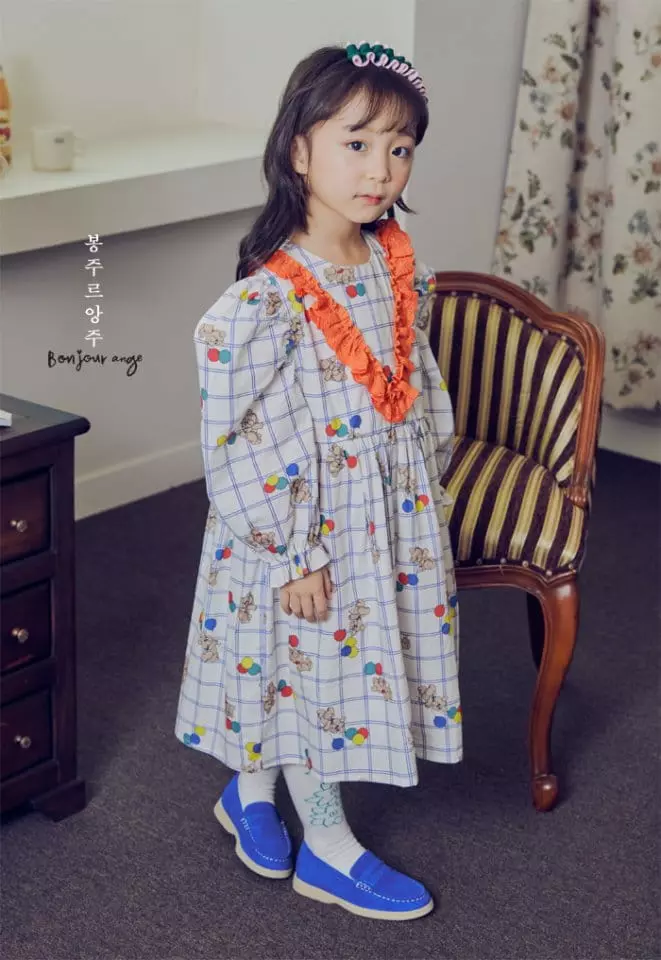 Bonjour Ange - Korean Children Fashion - #childrensboutique - Rody Vintage One-piece - 9