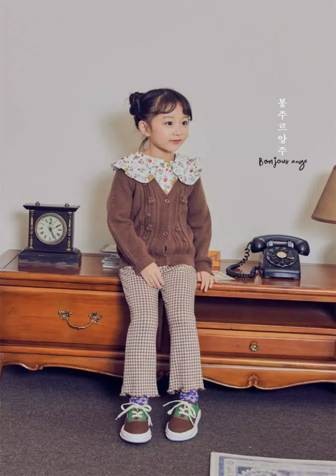 Bonjour Ange - Korean Children Fashion - #designkidswear - Bosomi Knit Cardigan - 3