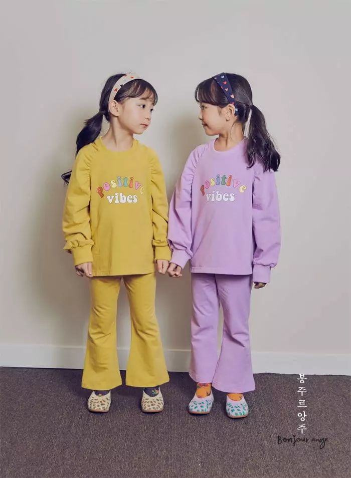 Bonjour Ange - Korean Children Fashion - #discoveringself - Shu Shu Top Bottom Set