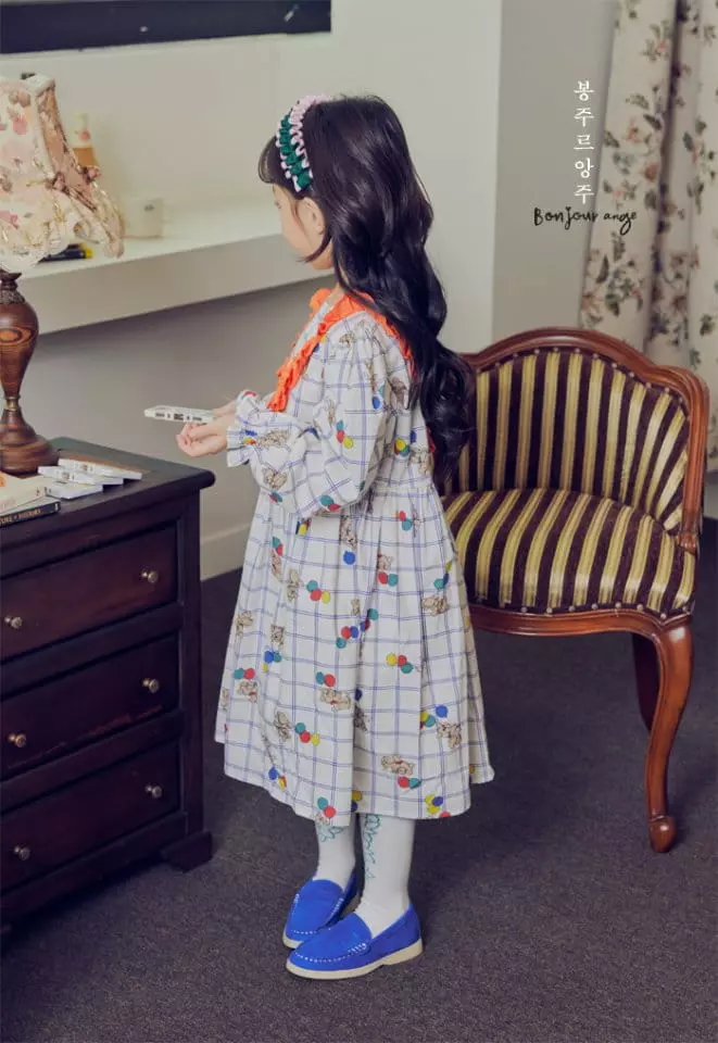 Bonjour Ange - Korean Children Fashion - #discoveringself - Rody Vintage One-piece - 11