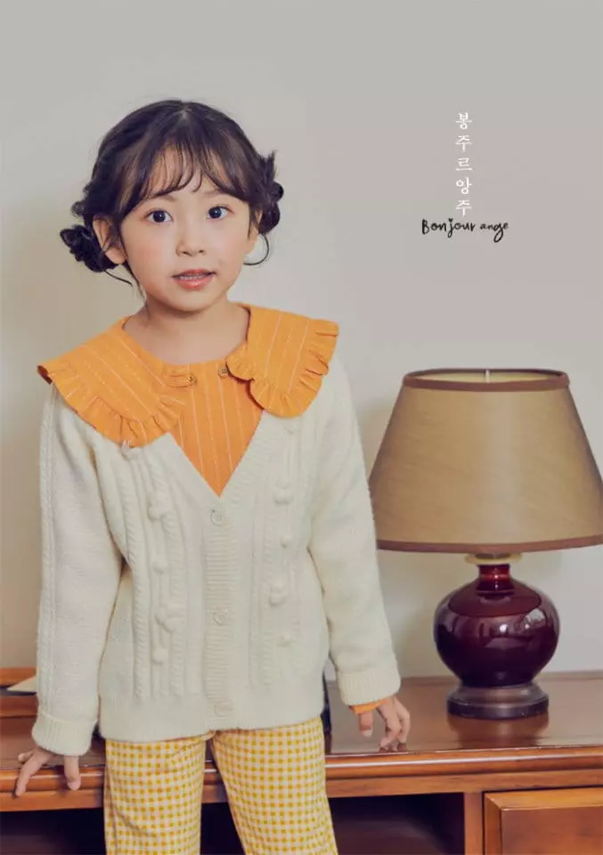 Bonjour Ange - Korean Children Fashion - #fashionkids - Bosomi Knit Cardigan - 5