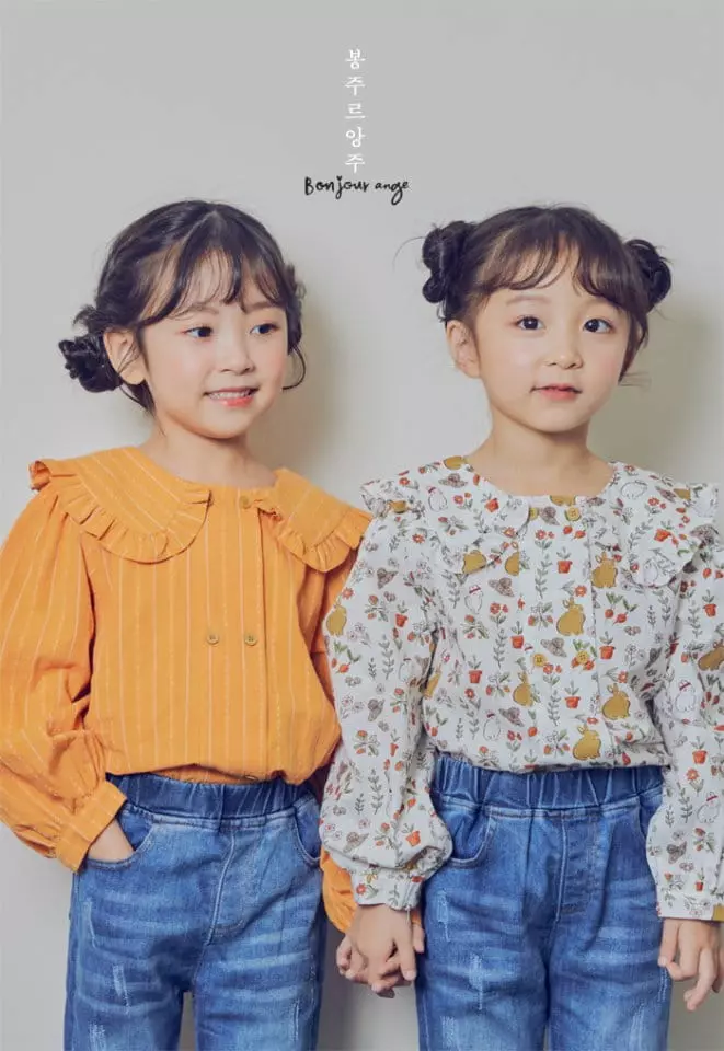 Bonjour Ange - Korean Children Fashion - #kidsshorts - Pochi Blouse - 7