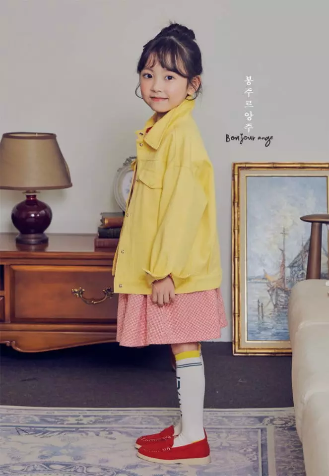 Bonjour Ange - Korean Children Fashion - #kidsshorts - Love Is Jacket - 10