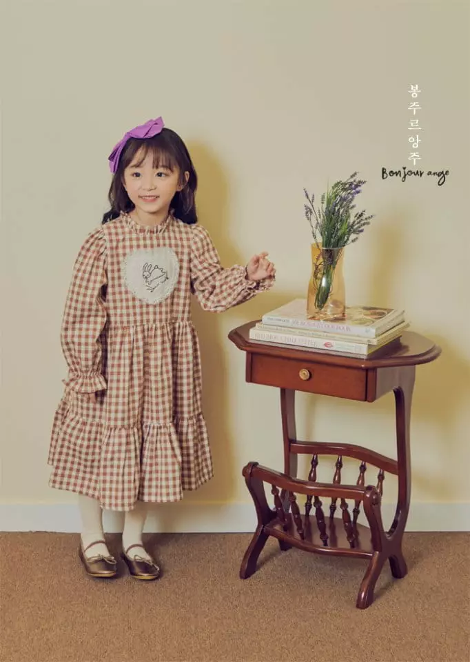 Bonjour Ange - Korean Children Fashion - #kidsstore - Barnie One-piece - 2