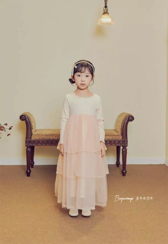 Bonjour Ange - Korean Children Fashion - #kidsstore - Apricot Moran Hanbok - 8