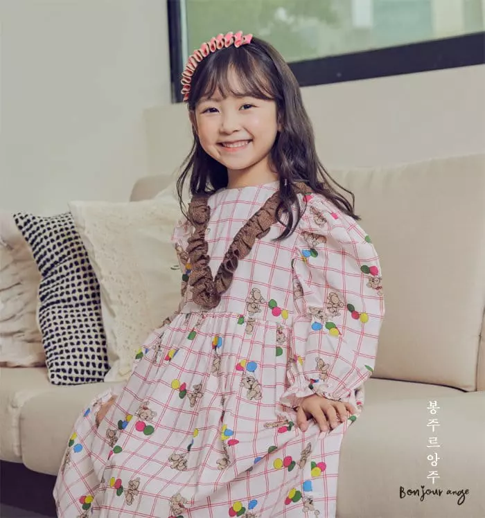 Bonjour Ange - Korean Children Fashion - #kidzfashiontrend - Rody Vintage One-piece