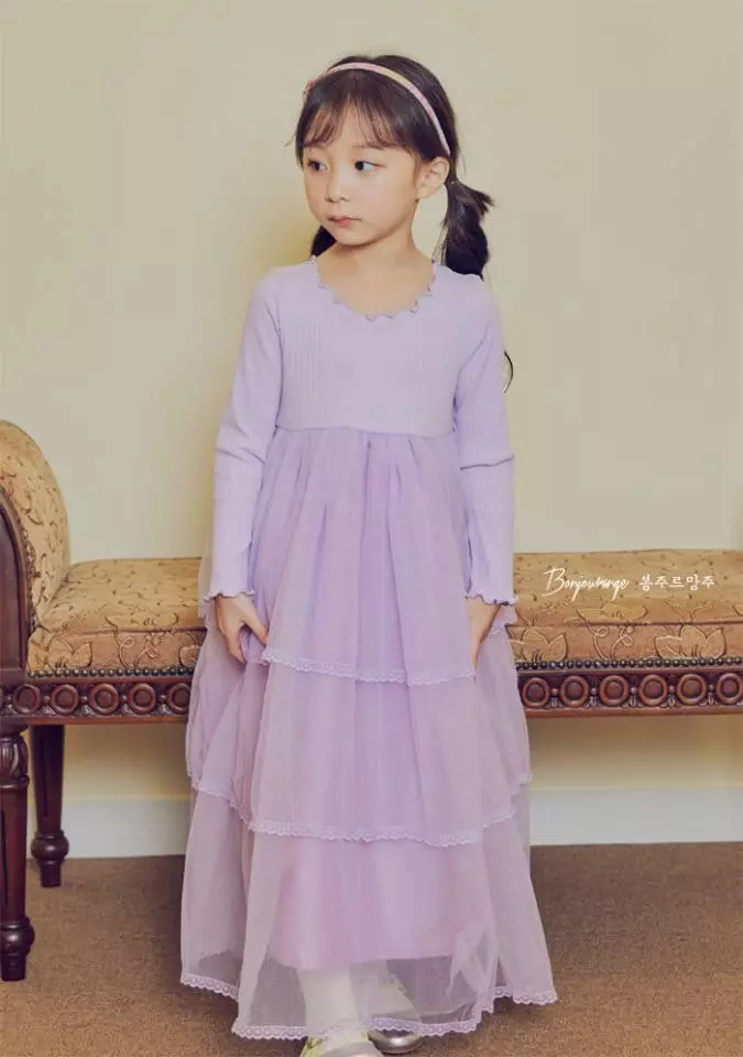 Bonjour Ange - Korean Children Fashion - #kidzfashiontrend - Violet Hanbok - 10