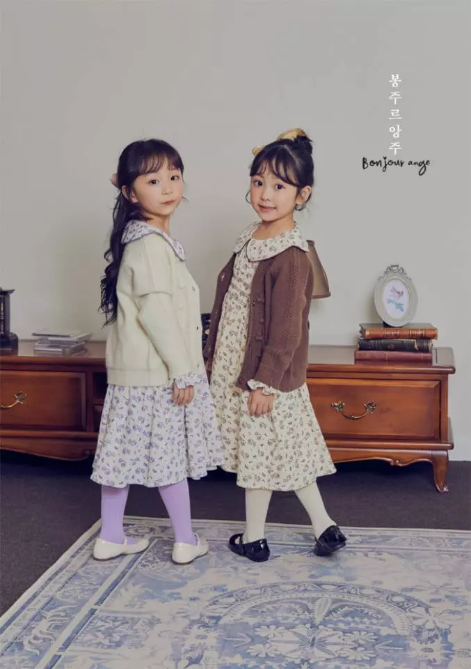 Bonjour Ange - Korean Children Fashion - #littlefashionista - Bosomi Knit Cardigan - 10