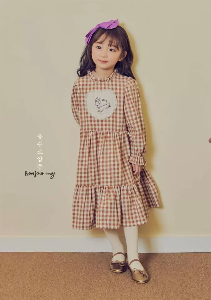 Bonjour Ange - Korean Children Fashion - #littlefashionista - Barnie One-piece - 5