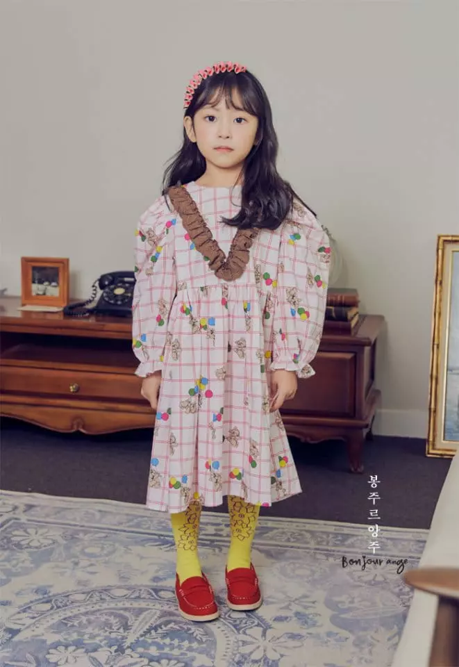Bonjour Ange - Korean Children Fashion - #littlefashionista - Rody Vintage One-piece - 3