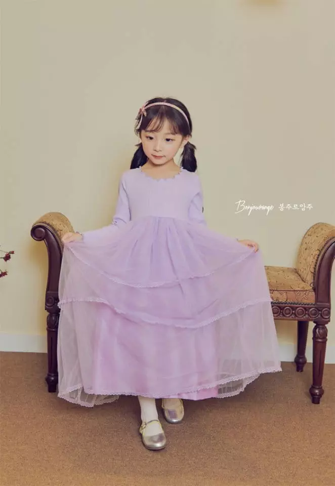 Bonjour Ange - Korean Children Fashion - #littlefashionista - Violet Hanbok - 12