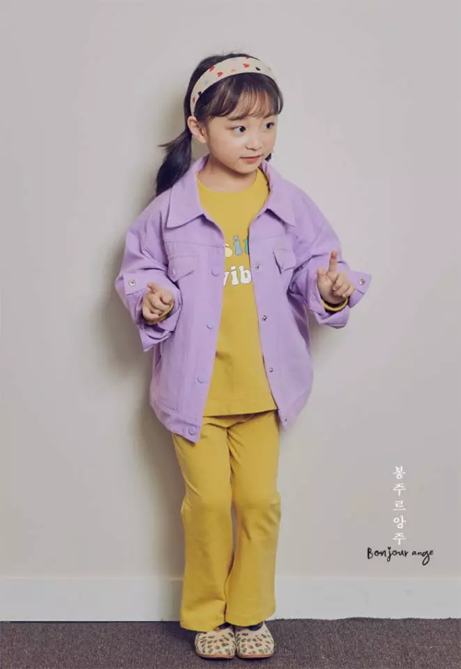 Bonjour Ange - Korean Children Fashion - #magicofchildhood - Shu Shu Top Bottom Set - 8