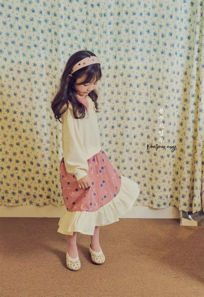 Bonjour Ange - Korean Children Fashion - #magicofchildhood - Teddy Sweatshirt One-piece - 7