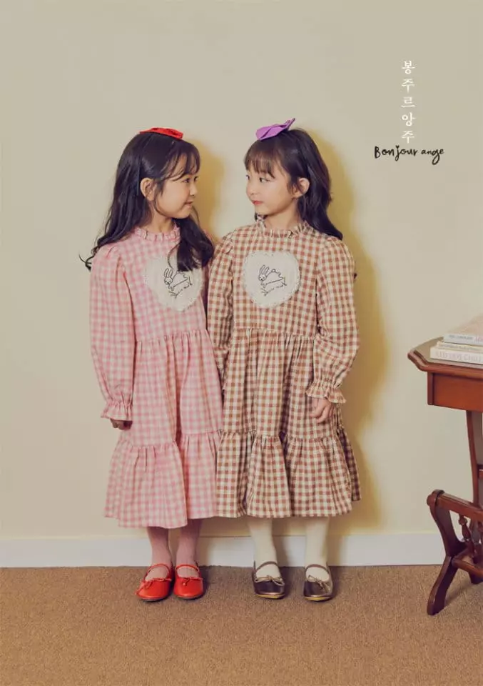 Bonjour Ange - Korean Children Fashion - #magicofchildhood - Barnie One-piece - 6