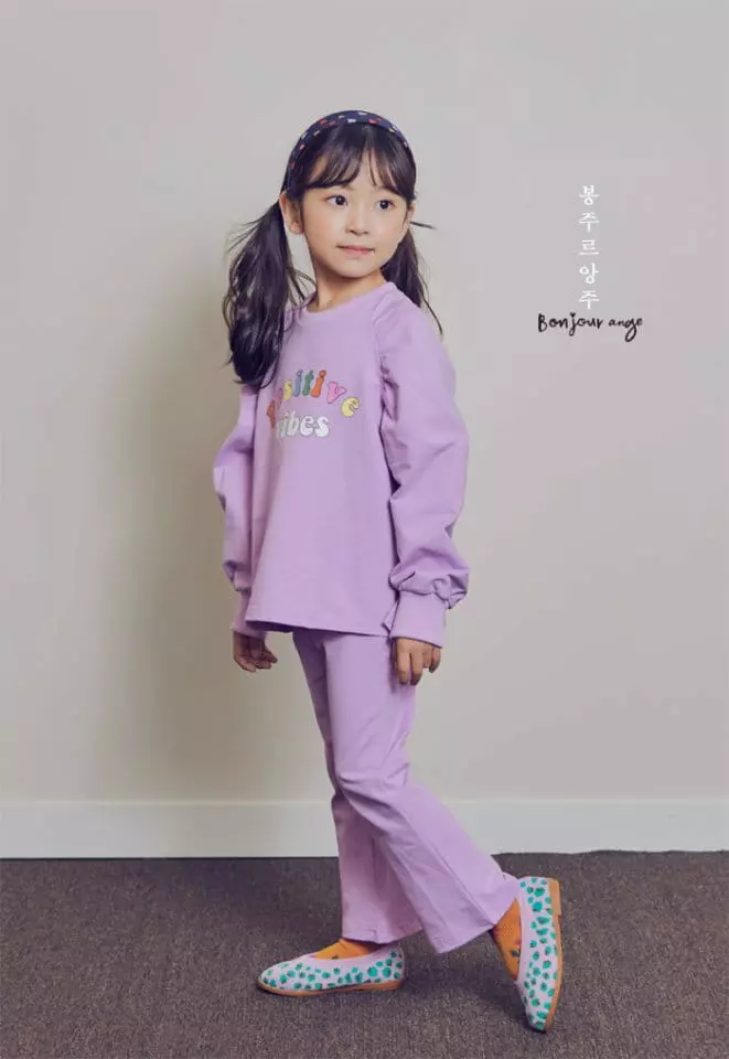 Bonjour Ange - Korean Children Fashion - #minifashionista - Shu Shu Top Bottom Set - 9