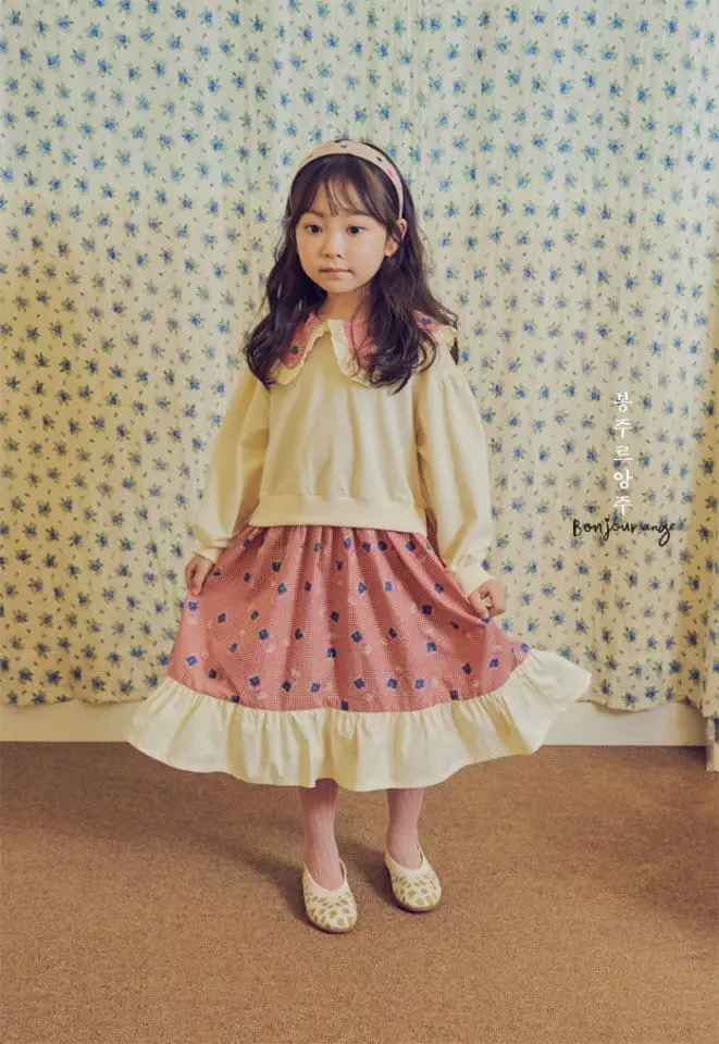 Bonjour Ange - Korean Children Fashion - #minifashionista - Teddy Sweatshirt One-piece - 8