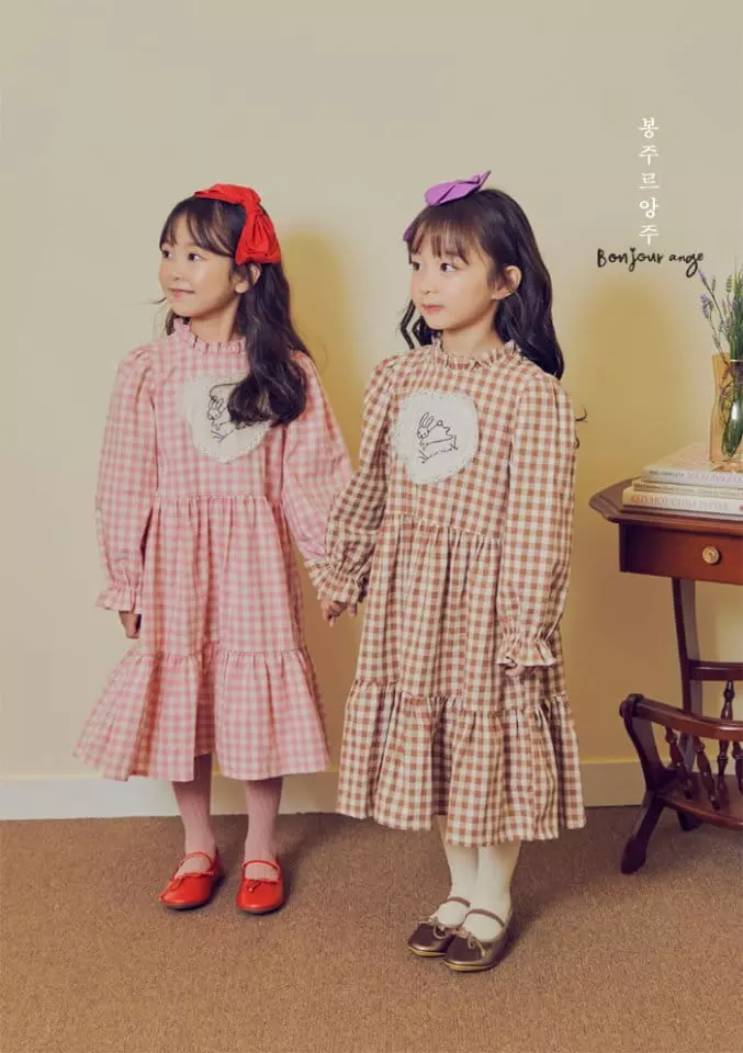 Bonjour Ange - Korean Children Fashion - #minifashionista - Barnie One-piece - 7