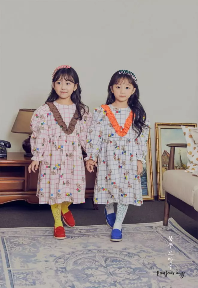 Bonjour Ange - Korean Children Fashion - #minifashionista - Rody Vintage One-piece - 5