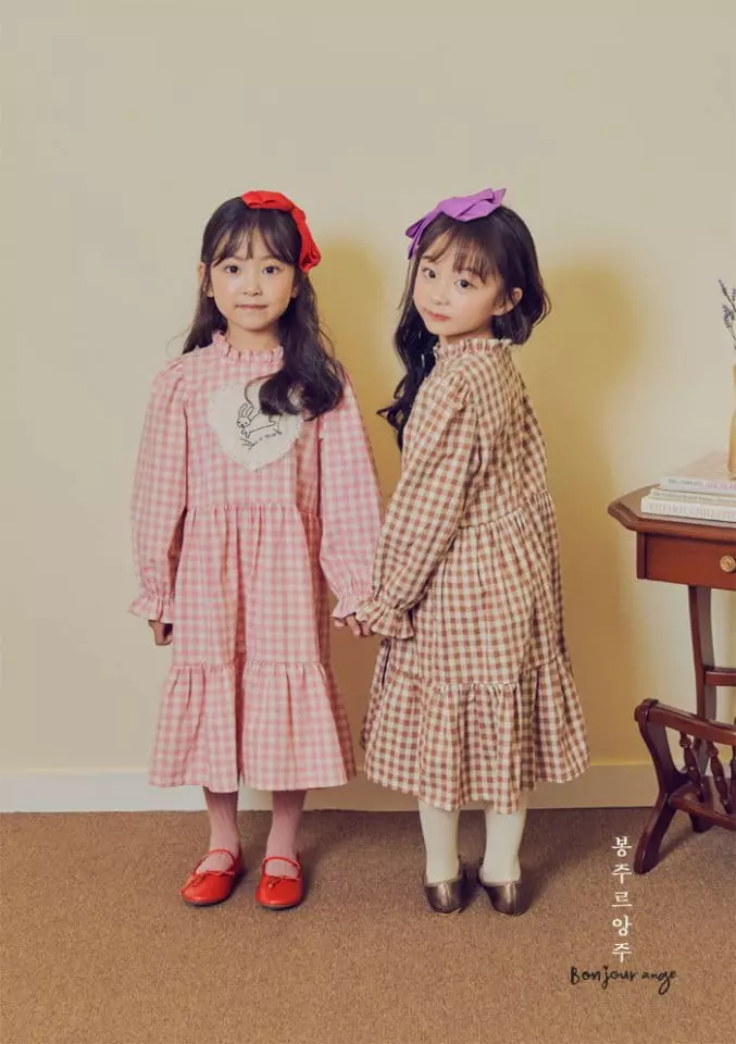 Bonjour Ange - Korean Children Fashion - #prettylittlegirls - Barnie One-piece - 8