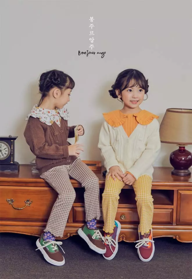 Bonjour Ange - Korean Children Fashion - #stylishchildhood - Autumn Leggings - 2