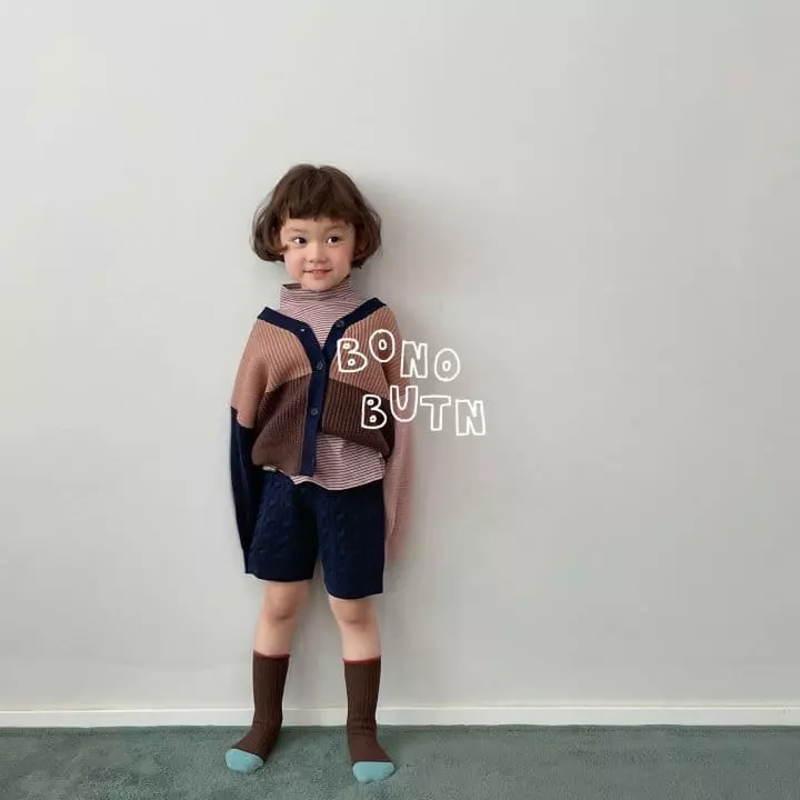 Bonobutton - Korean Children Fashion - #stylishchildhood - Cocoa Knit Cardigan - 4