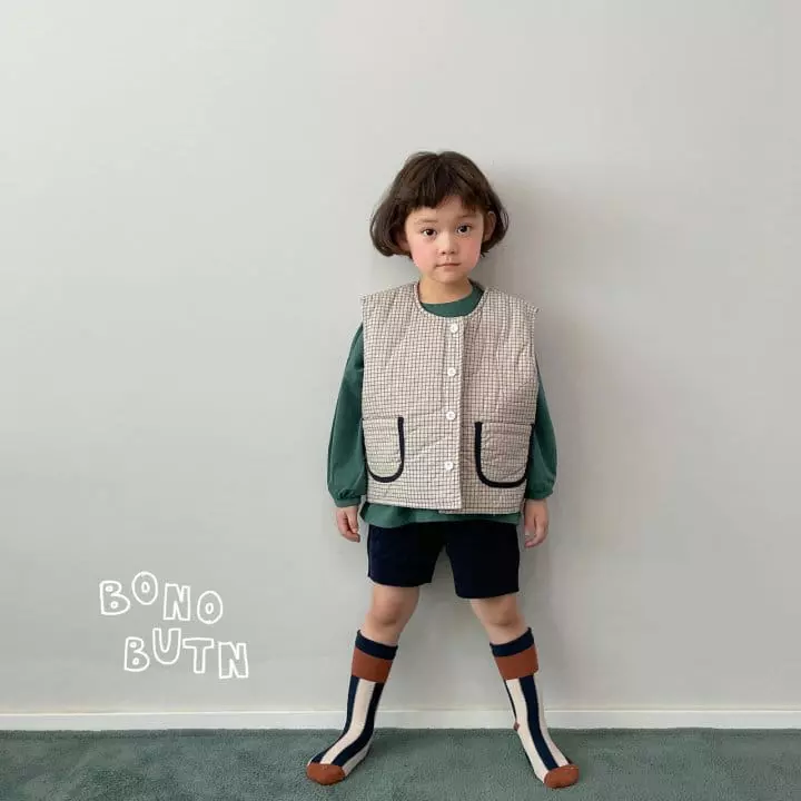 Bonobutton - Korean Children Fashion - #childrensboutique - Web Bonding Vest