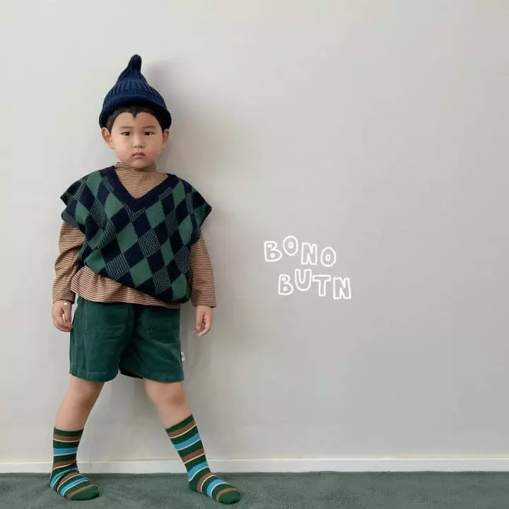 Bonobutton - Korean Children Fashion - #designkidswear - Foliage Play Vest - 5
