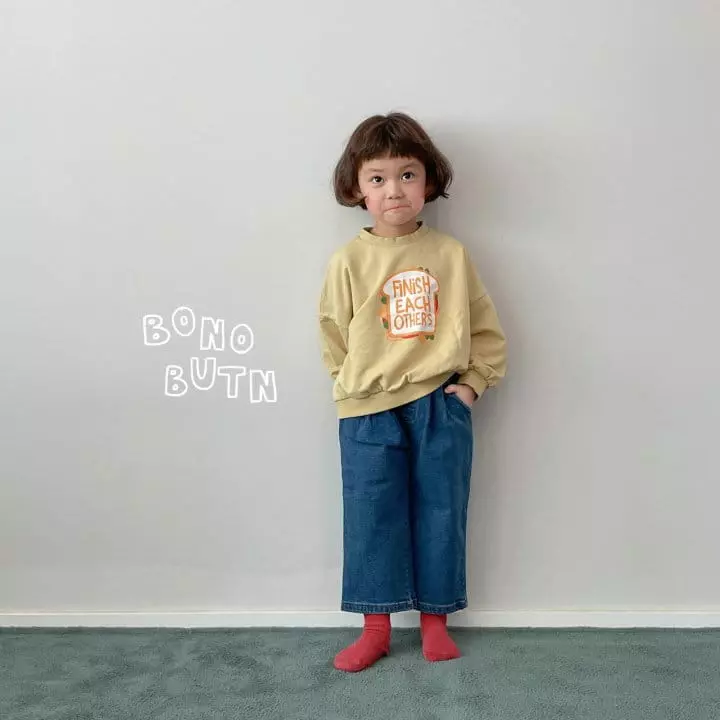 Bonobutton - Korean Children Fashion - #fashionkids - Picnic Jeans - 7