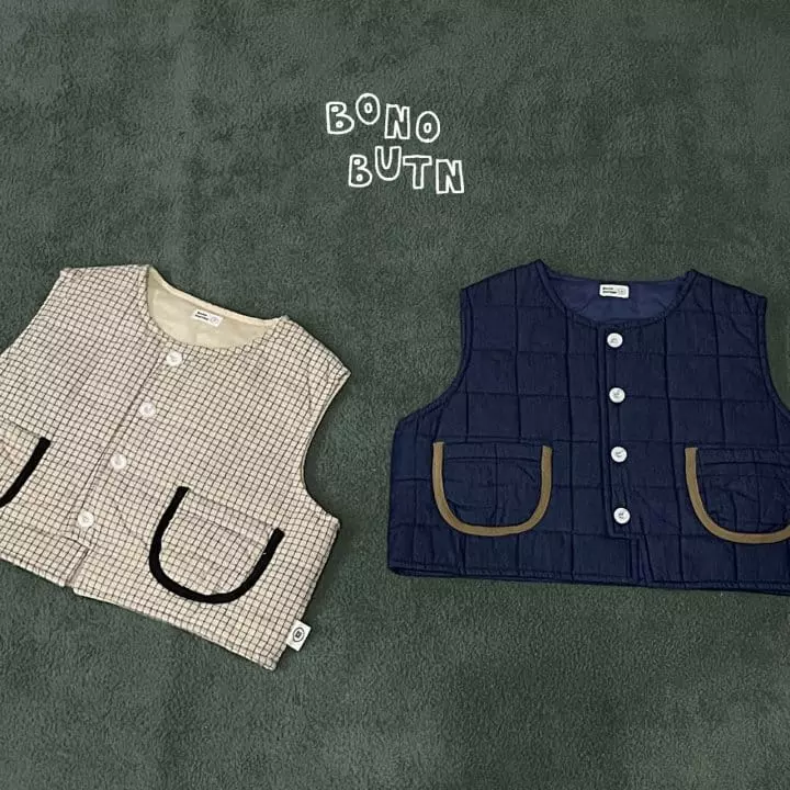 Bonobutton - Korean Children Fashion - #kidsshorts - Web Bonding Vest - 5