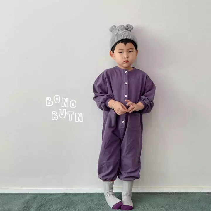 Bonobutton - Korean Children Fashion - #littlefashionista - Panda Jumpsuit - 4