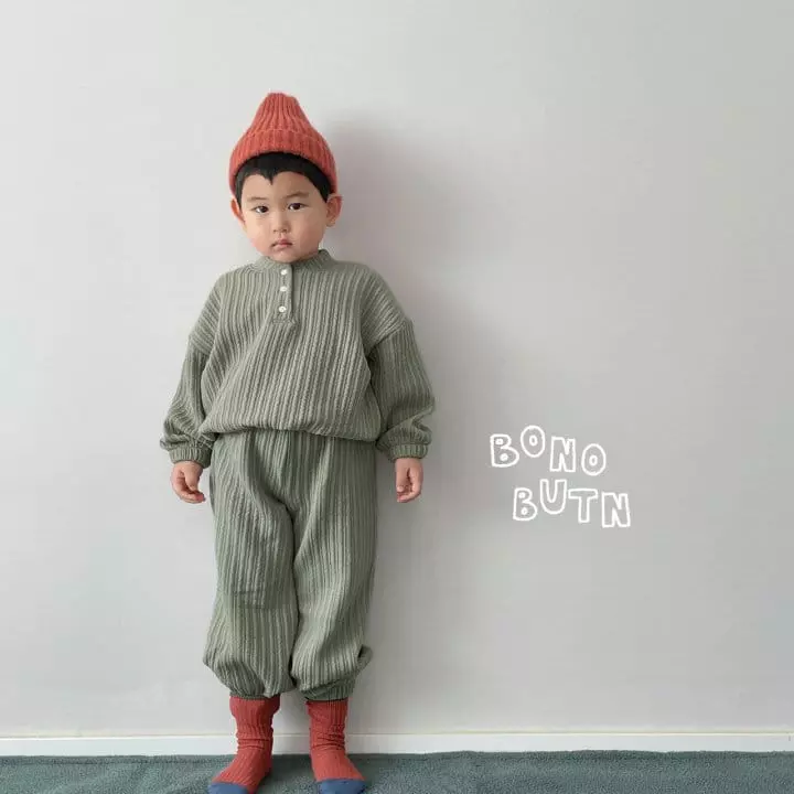 Bonobutton - Korean Children Fashion - #magicofchildhood - Injulmi Top Bottom Set - 2