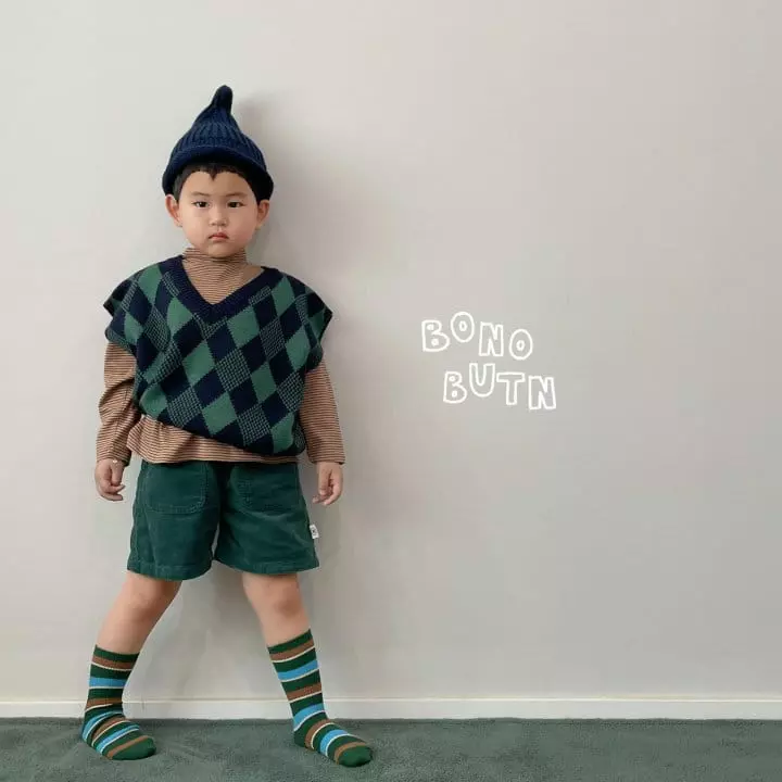 Bonobutton - Korean Children Fashion - #minifashionista - Pocket Shorts - 9