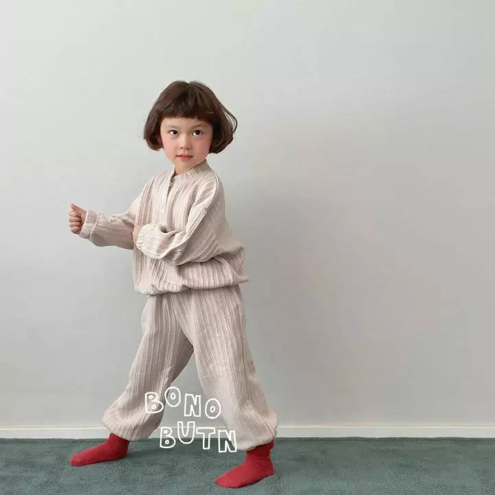 Bonobutton - Korean Children Fashion - #minifashionista - Injulmi Top Bottom Set - 4