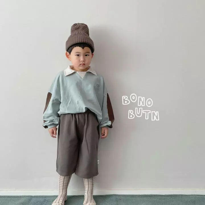 Bonobutton - Korean Children Fashion - #prettylittlegirls - B Collar Sweatshirt - 3