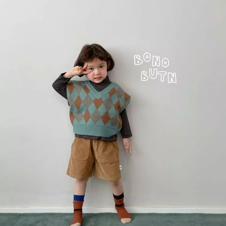 Bonobutton - Korean Children Fashion - #toddlerclothing - Foliage Play Vest