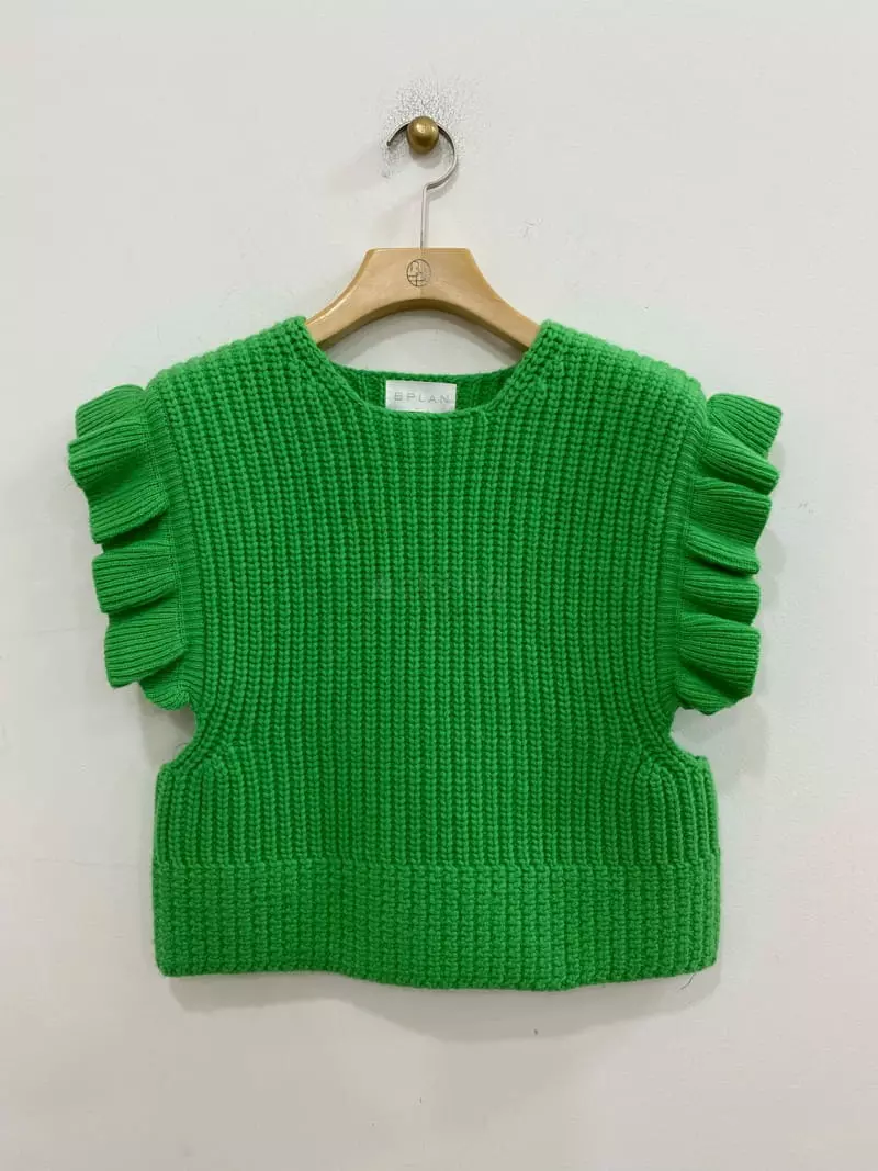 Bplan - Korean Women Fashion - #momslook - Hazzi Vest - 2