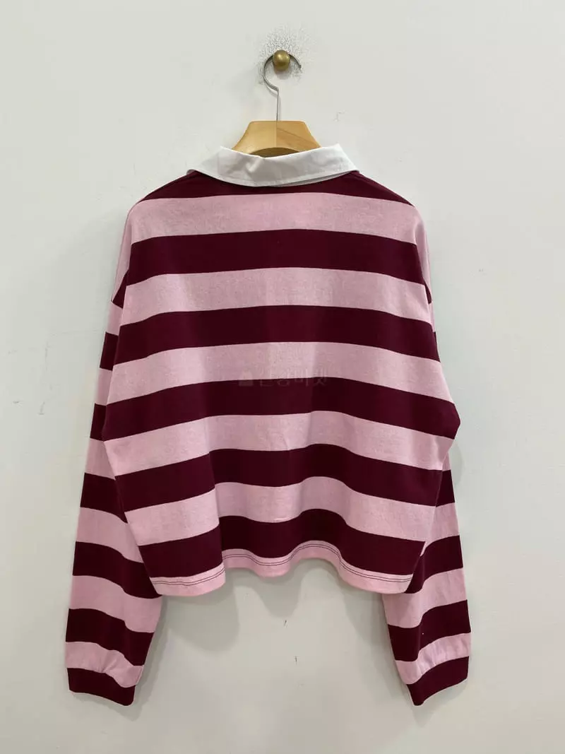 Bplan - Korean Women Fashion - #womensfashion - Tom Collar Tee - 4