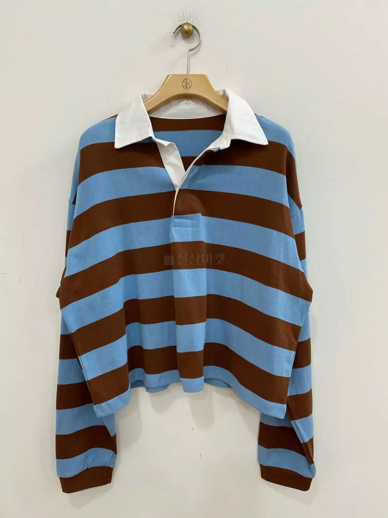 Bplan - Korean Women Fashion - #momslook - Tom Collar Tee - 6