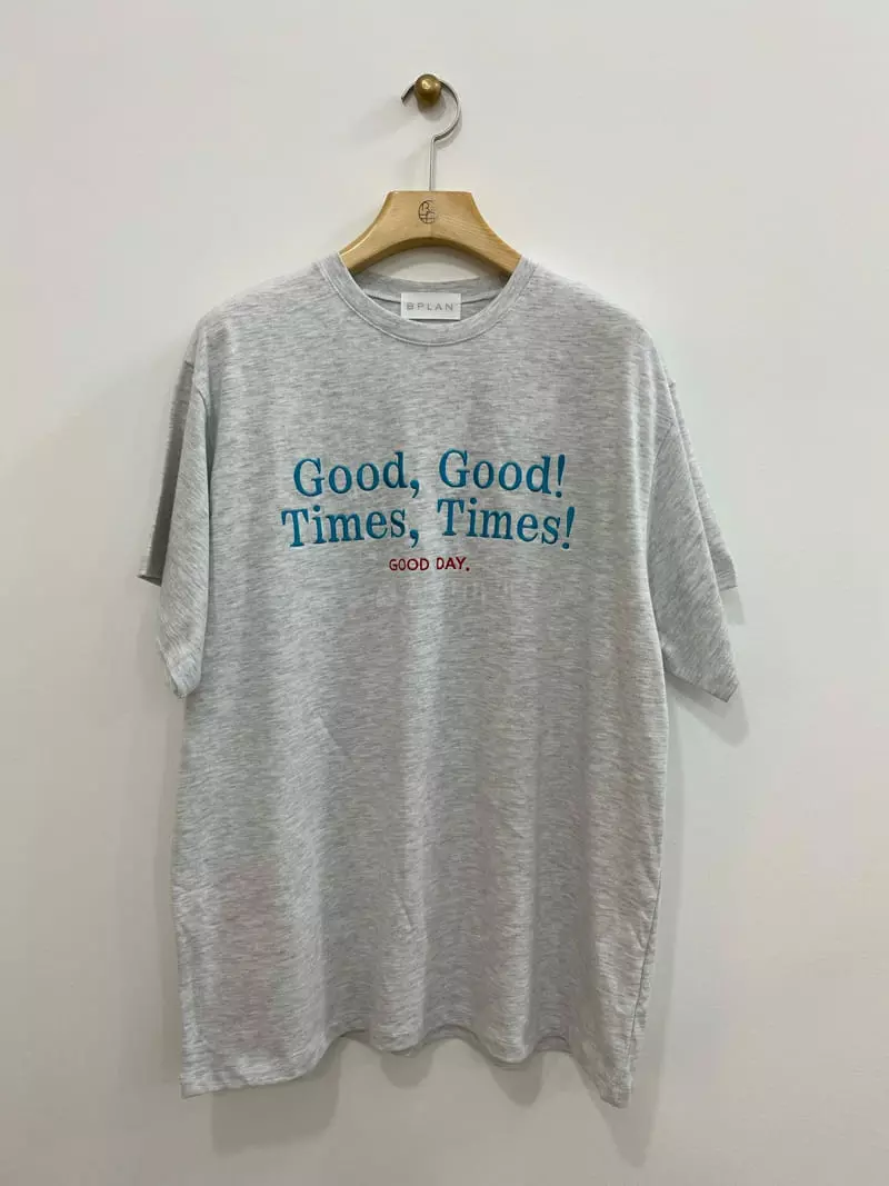 Bplan - Korean Women Fashion - #momslook - Time Box Tee - 5