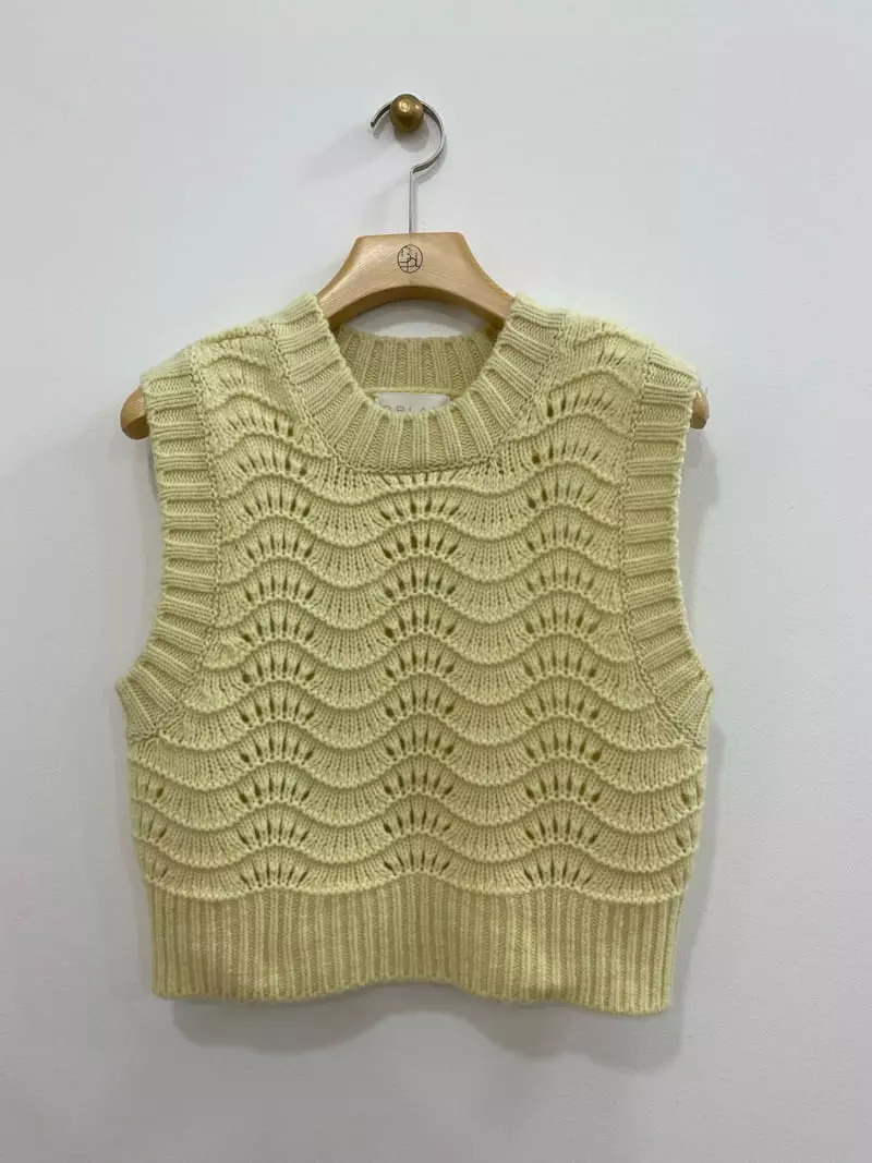 Bplan - Korean Women Fashion - #momslook - Air Wool Vest - 2