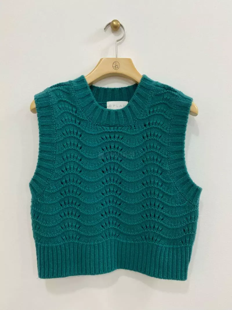 Bplan - Korean Women Fashion - #momslook - Air Wool Vest - 6