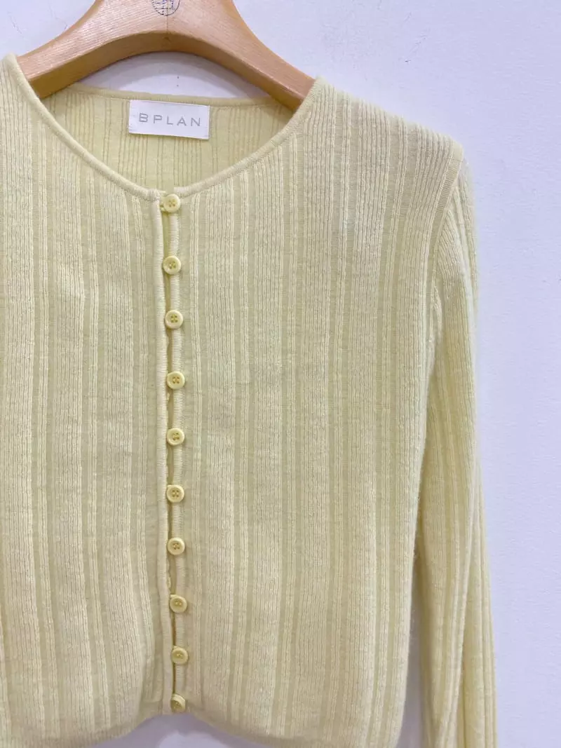 Bplan - Korean Women Fashion - #momslook - Lumina Rib Cardigan - 3