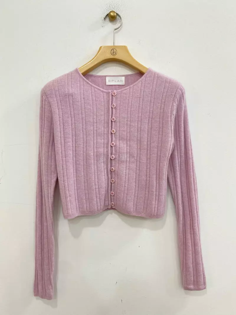 Bplan - Korean Women Fashion - #momslook - Lumina Rib Cardigan - 5