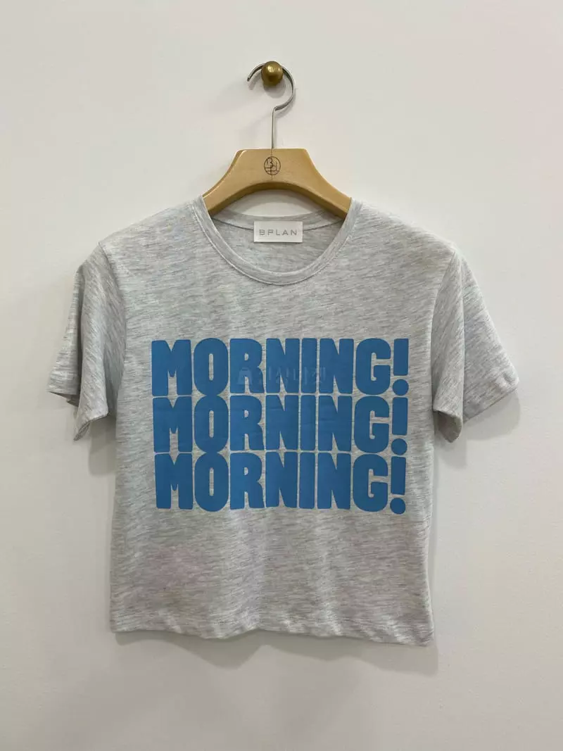 Bplan - Korean Women Fashion - #thatsdarling - Morning Tee - 2