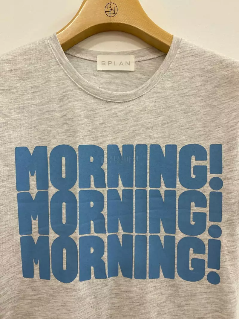 Bplan - Korean Women Fashion - #thelittlethings - Morning Tee - 3