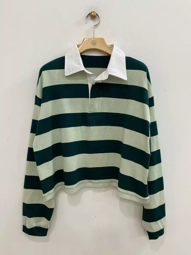Bplan - Korean Women Fashion - #womensfashion - Tom Collar Tee - 5