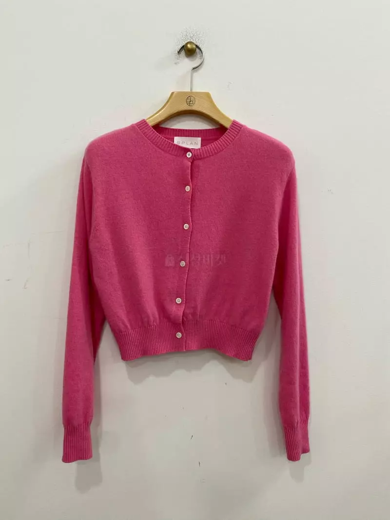 Bplan - Korean Women Fashion - #momslook - Crop Cardigan - 4